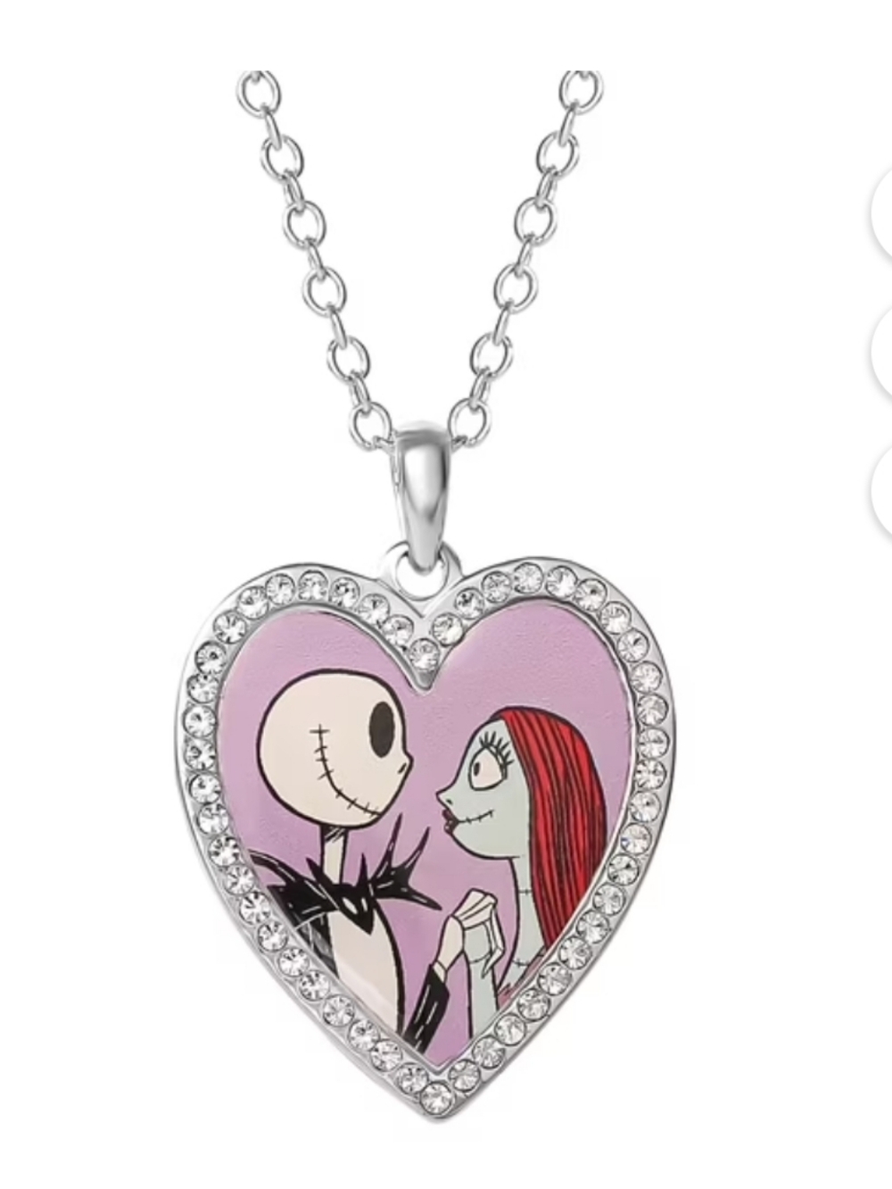 Disney Tim Burton's The Nightmare Before Christmas  Now & Forever Necklace